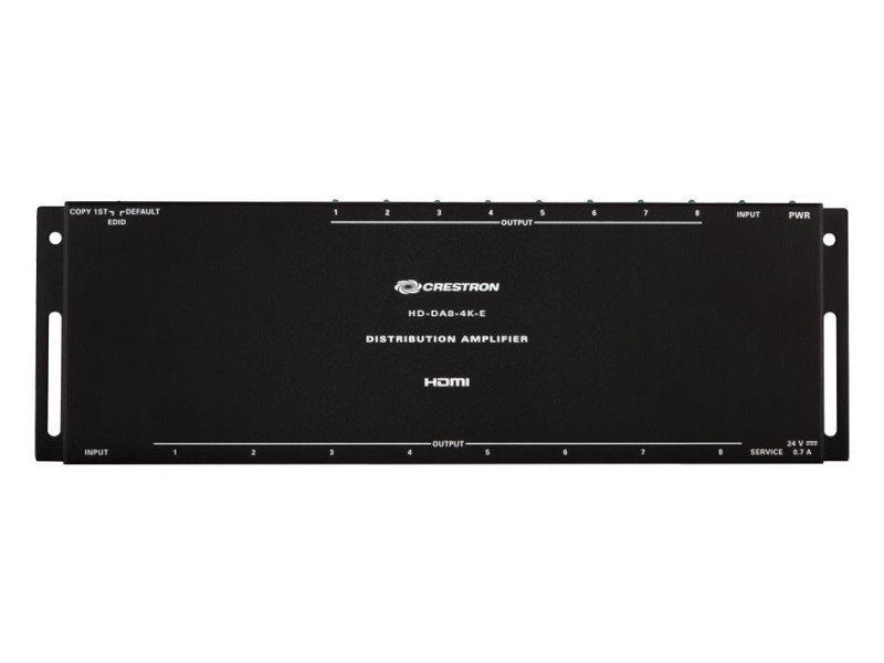 Crestron 1x8 4K HDMII Signalverteiler Draufsicht
