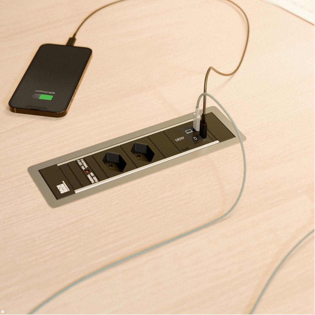 Bachmann Custom Modul USB C/C/C Charger mit Netzteil 180W (BM0021867), Anwendung