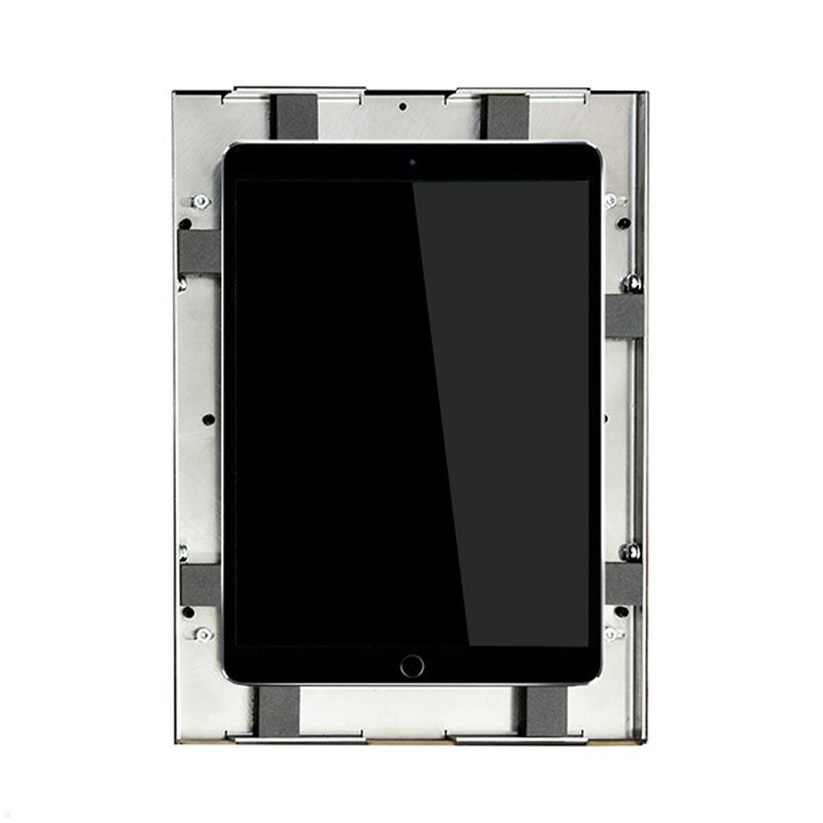 TabLines TWE111E Tablet Wandeinbau für Samsung Tab S9+ 12.4, Edelstahl, passgenaues Einlegen TabLines TWE111E Tablet Wandeinbau für Samsung Tab S9+ 12.4, Edelstahl, passgenaues Einlegen