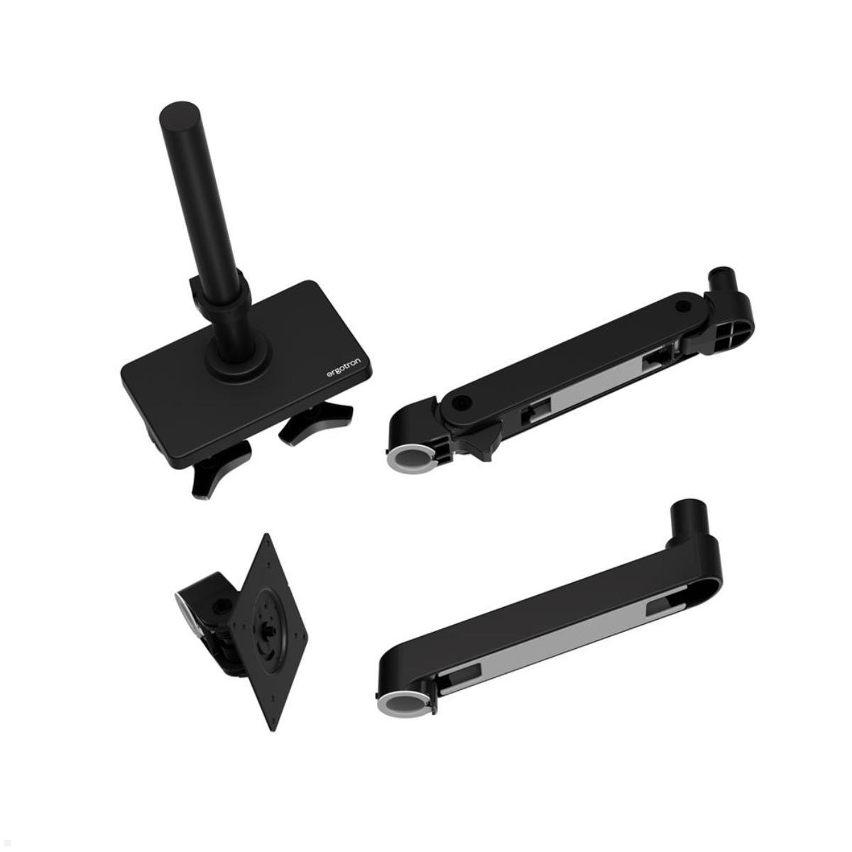 Ergotron LX Pro Monitor Tischhalterung mit Tastaturhalter, Kabelmanagement integriert