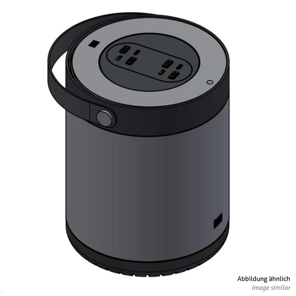 Bachmann MOV:E Power Unit 4x USB A/C Charger, weiß (BM0011023), Zeichnung Bachmann MOV:E Power Unit 4x USB A/C Charger, weiß (BM0011023), Zeichnung