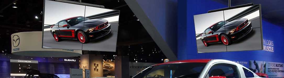 Monitor Deckenhalterung / Dachschräge für 10 - 36 Zoll, variable Länge Monitor Deckenhalterung / Dachschräge für 10 - 36 Zoll, variable Länge