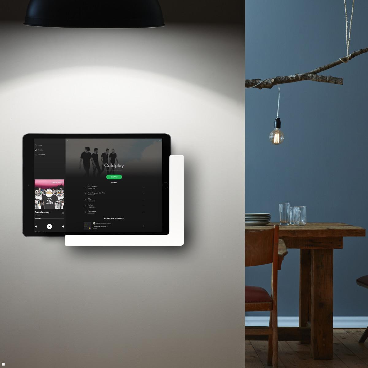 TabLines TWP017W Wandhalterung für Apple iPad 9.7 (5./6. Gen.), weiß, Anwendung TabLines TWP017W Wandhalterung für Apple iPad 9.7 (5./6. Gen.), weiß, Anwendung