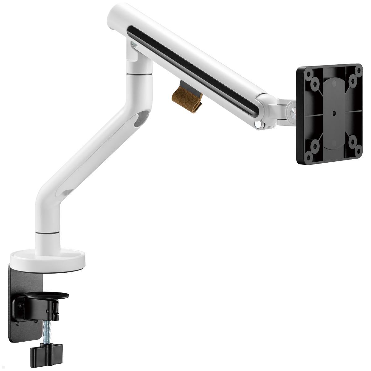 Fellowes Smartview Single Monitor Tischhalterung, seitliche Ansicht Monitorarm tiefer