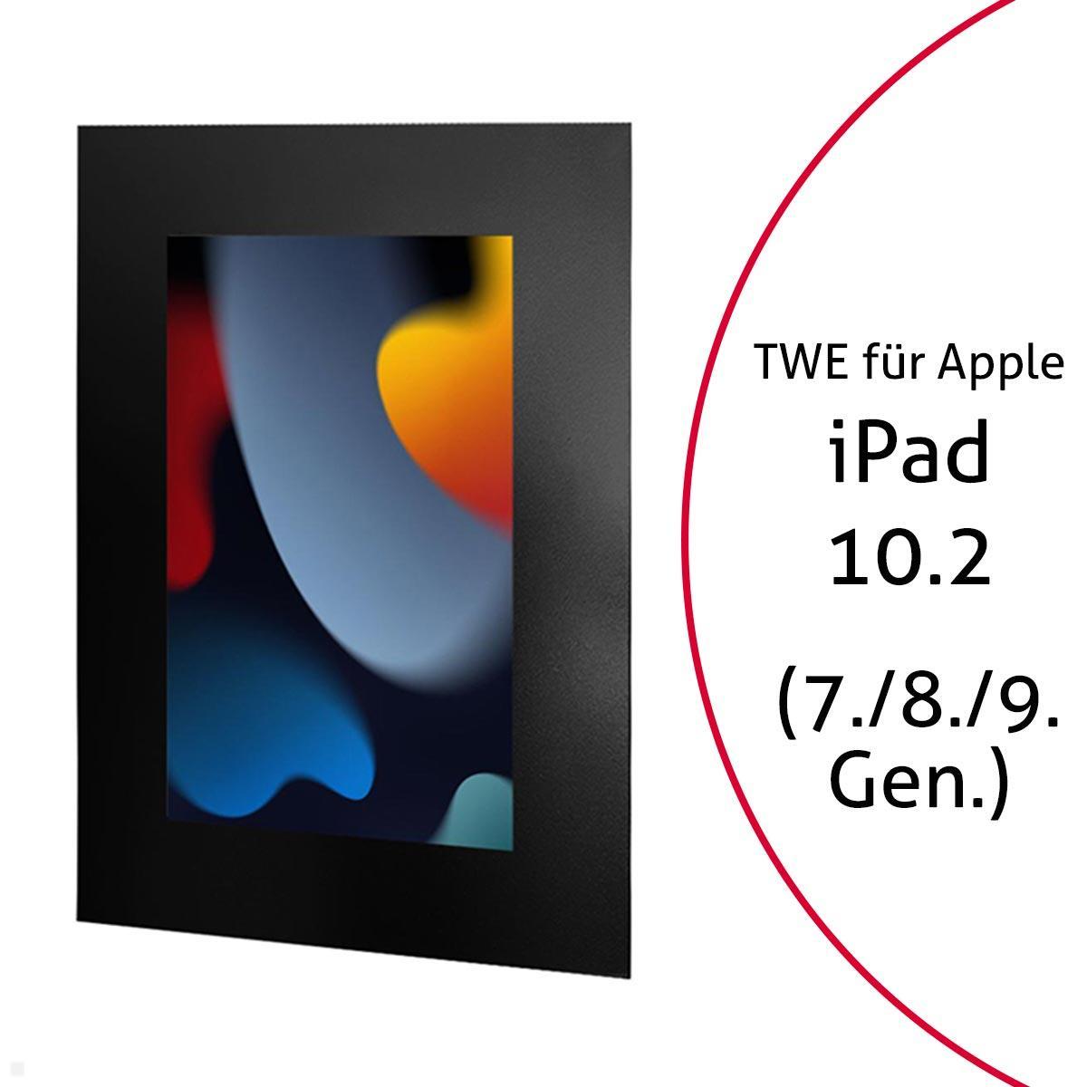 TabLines TWE087B Tablet Wandeinbau für Apple iPad 10.2 (7./8./9. Gen.), schwarz TabLines TWE087B Tablet Wandeinbau für Apple iPad 10.2 (7./8./9. Gen.), schwarz