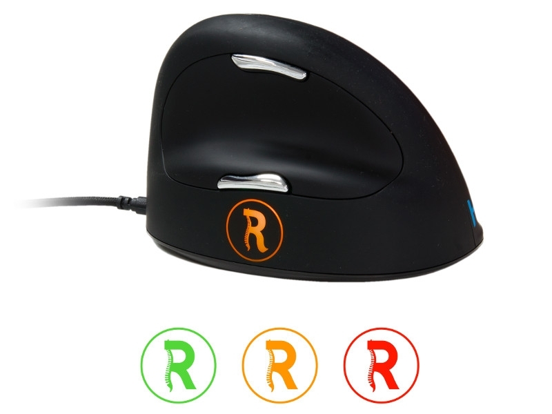 R-Go HE Mouse Break ergonomische Maus M rechts RGOBRHESMR, Anti-RSI-Software