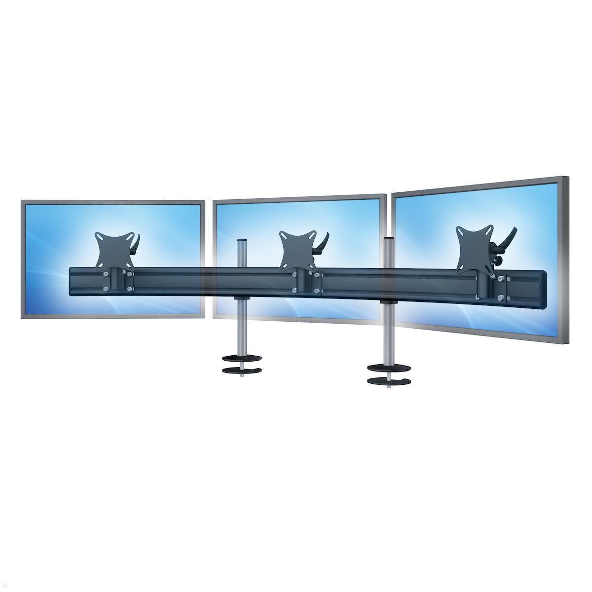 MonLines MTH294B Para 3er Monitor Tischhalter Einbau OA bis 32 Zoll, schwarz, Anwendung MonLines MTH294B Para 3er Monitor Tischhalter Einbau OA bis 32 Zoll, schwarz, Anwendung