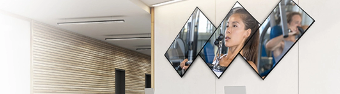 Monitorhalterung für die Wand - Pivot für Bildschirme bis 105 Zoll