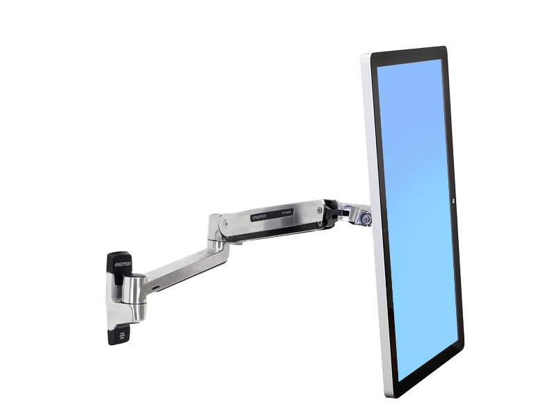 Ergotron LX HD Sitz-Steh Wandhalterung mit Monitorarm (45-383-026), drehbar Ergotron LX HD Sitz-Steh Wandhalterung mit Monitorarm (45-383-026), drehbar