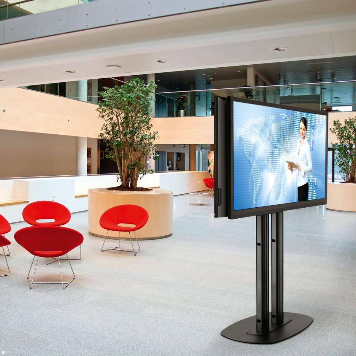 Vogels Connect-it PUC 2718 - 180 cm Säule für Bodenhalterung, schwarz, Anwendung Vogels Connect-it PUC 2718 - 180 cm Säule für Bodenhalterung, schwarz, Anwendung