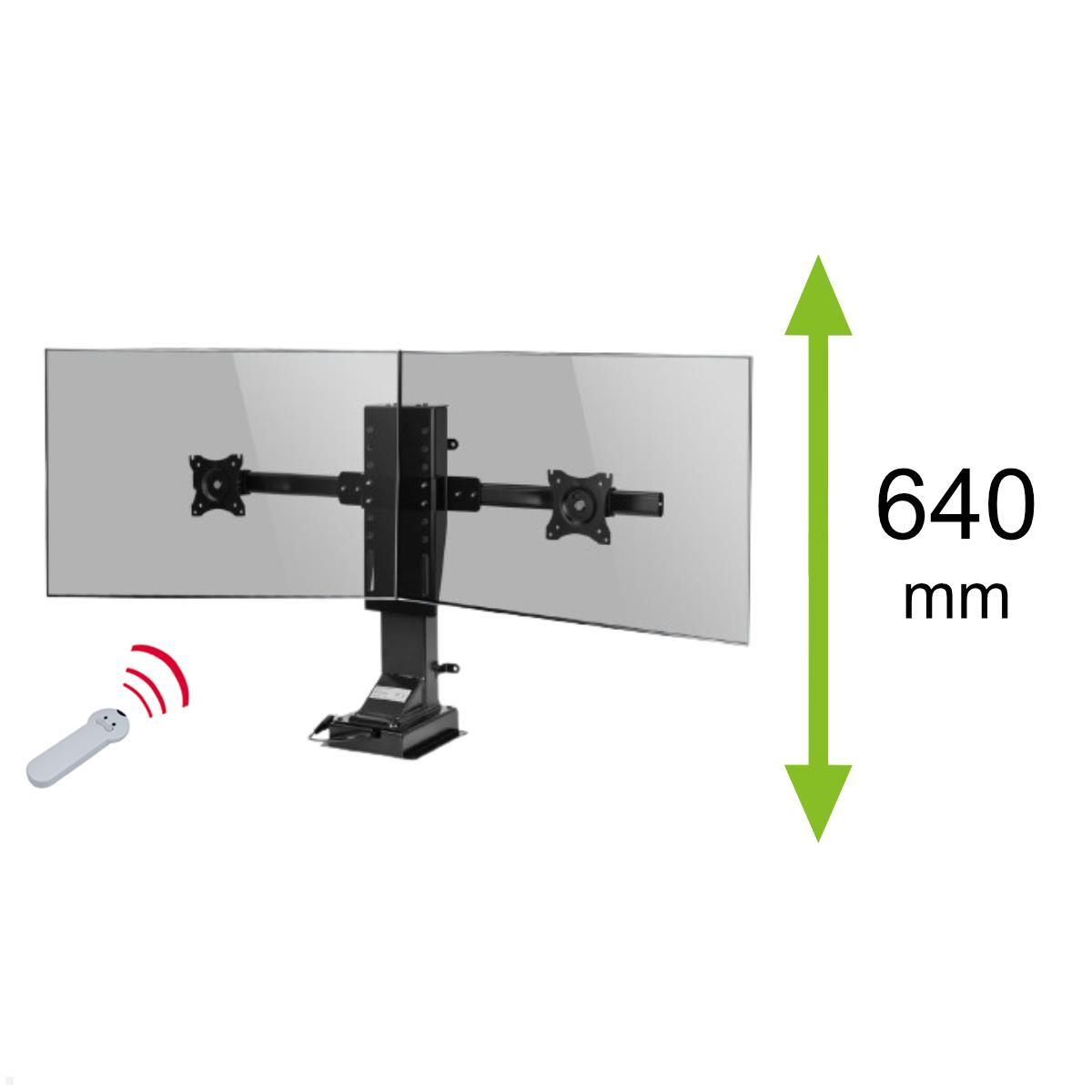 MonLines MLS030B Monitor Lift für 2 Monitore nebeneinander bis 32 Zoll MonLines MLS030B Monitor Lift für 2 Monitore nebeneinander bis 32 Zoll