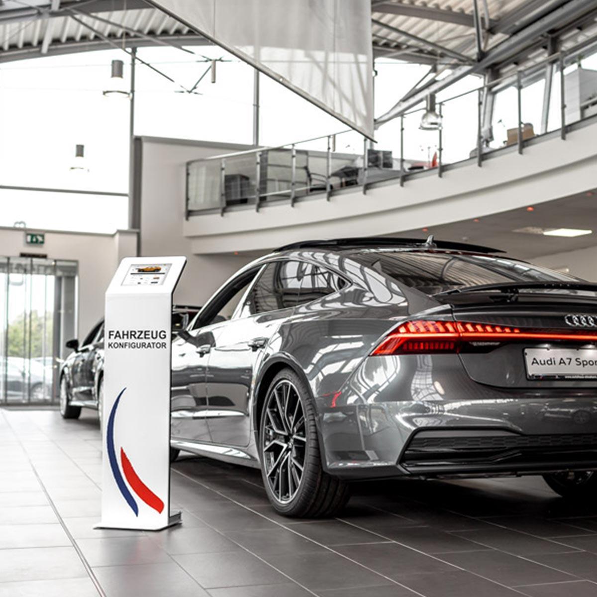 TabLines TBS104 Design Tabletständer quer Samsung Tab A8 10.5 (2022), Fahrzeug Konfigurator TabLines TBS104 Design Tabletständer quer Samsung Tab A8 10.5 (2022), Fahrzeug Konfigurator