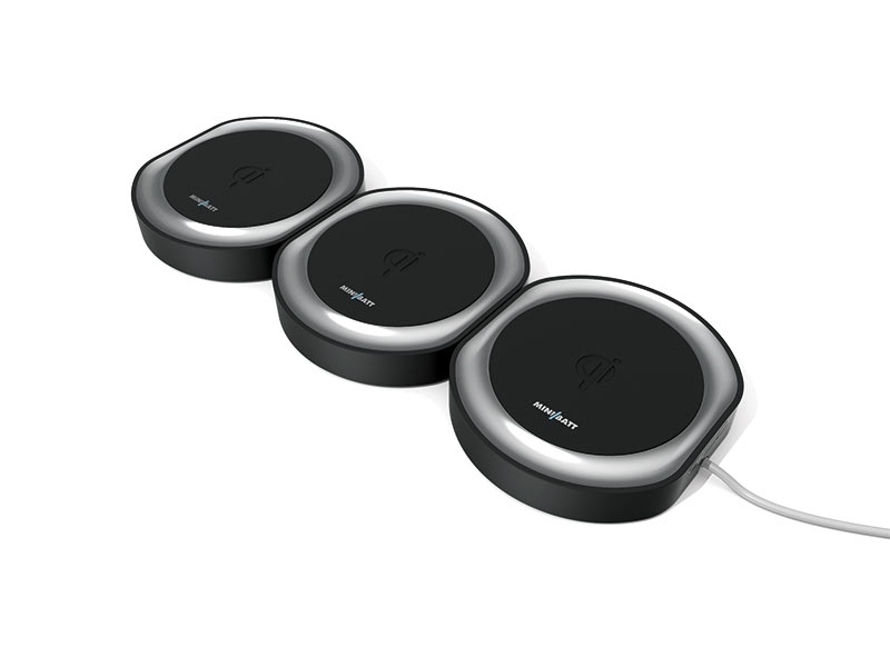 miniBatt MB-MODULAR erweiterbares Qi-Ladegerät FAST CHARGE erweiterbar miniBatt MB-MODULAR erweiterbares Qi-Ladegerät FAST CHARGE erweiterbar