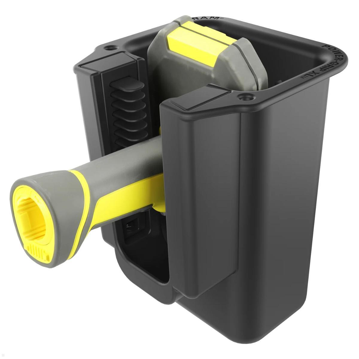 RAM Mounts Power-Grip XL - Grosse Universal Scannerhalterung - Schrauben-Set mit Scanner
