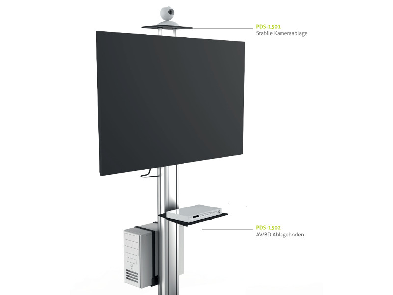 PureMounts PDS-1501 Zubehör Kameraablage PDS-1000 Serie front