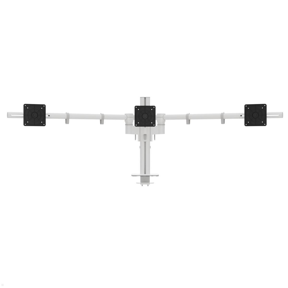 Dataflex Viewgo modular Monitorhalterung für 3 Monitore bis 32 Zoll, Vorderansicht