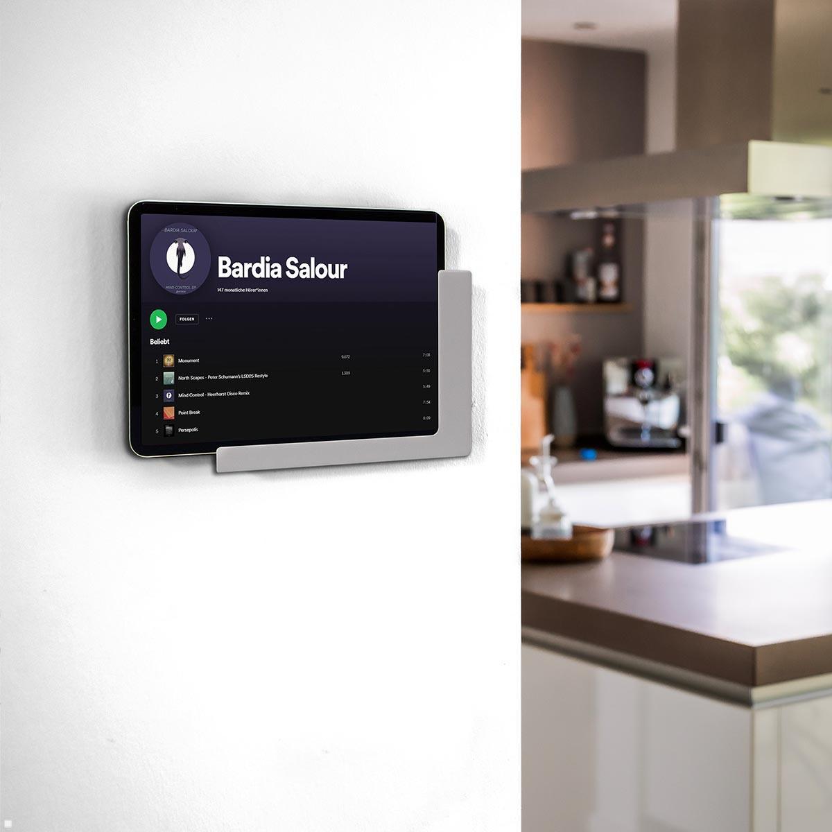 TabLines TWP024B Wandhalterung für Apple iPad Mini 4/5, schwarz, Anwendung Musik, Abb. ähnlich TabLines TWP024B Wandhalterung für Apple iPad Mini 4/5, schwarz, Anwendung Musik, Abb. ähnlich