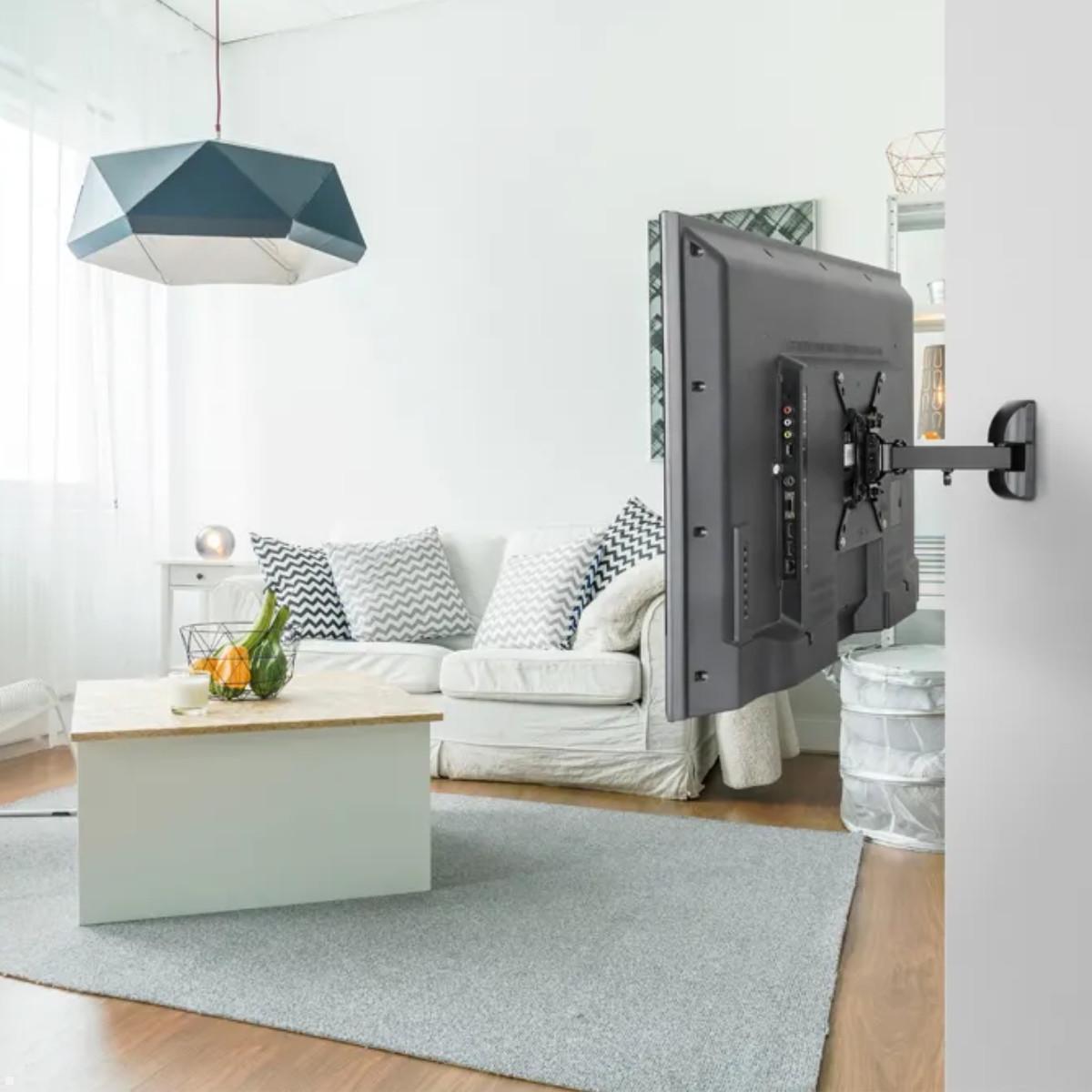 Neomounts Select NM-W115BLACK schwenkbare TV Wandhalterung bis 32 Zoll, Anwendungsbeispiel