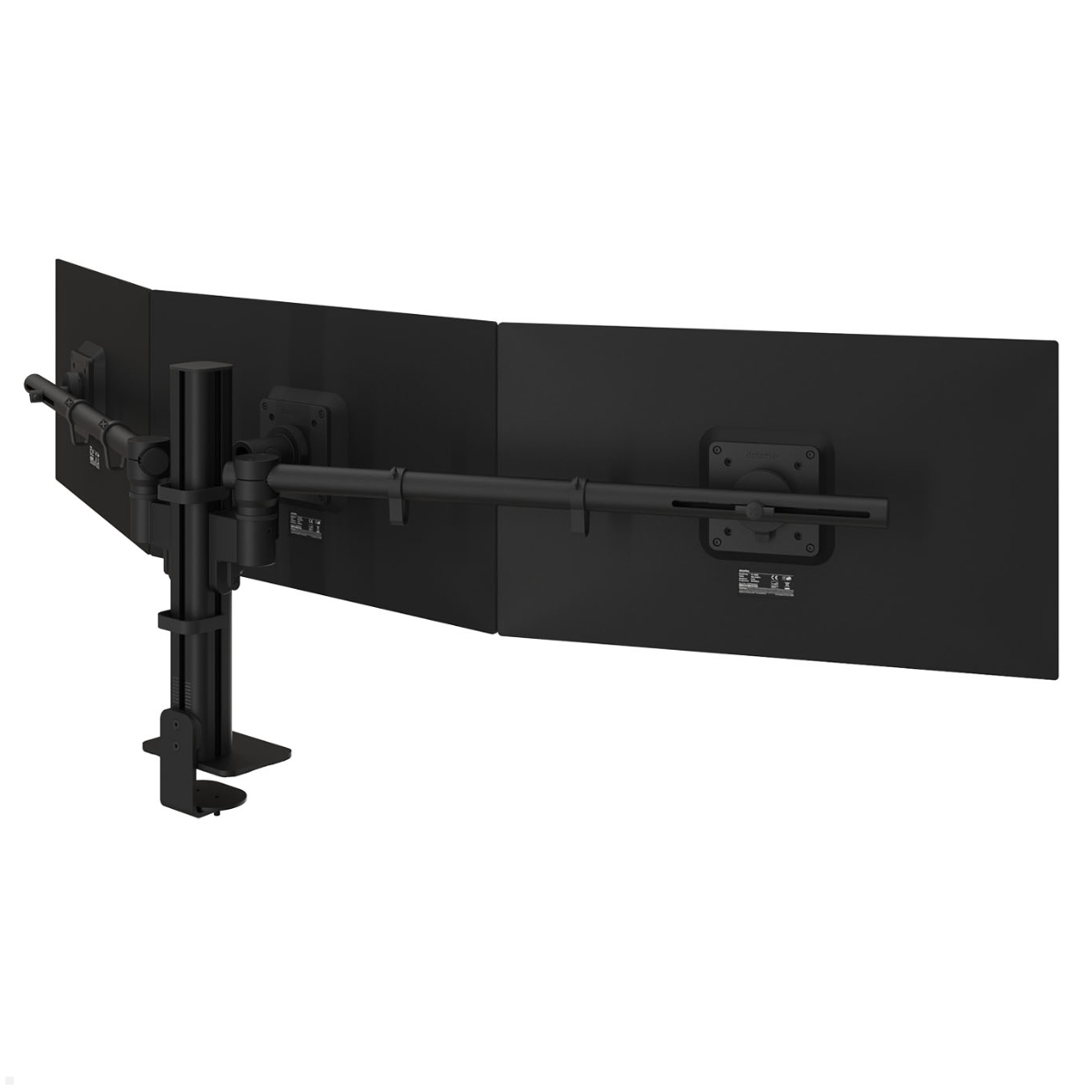 Dataflex Viewgo modular Monitorhalterung für 3 Monitore bis 32 Zoll, schwarz (48.233)