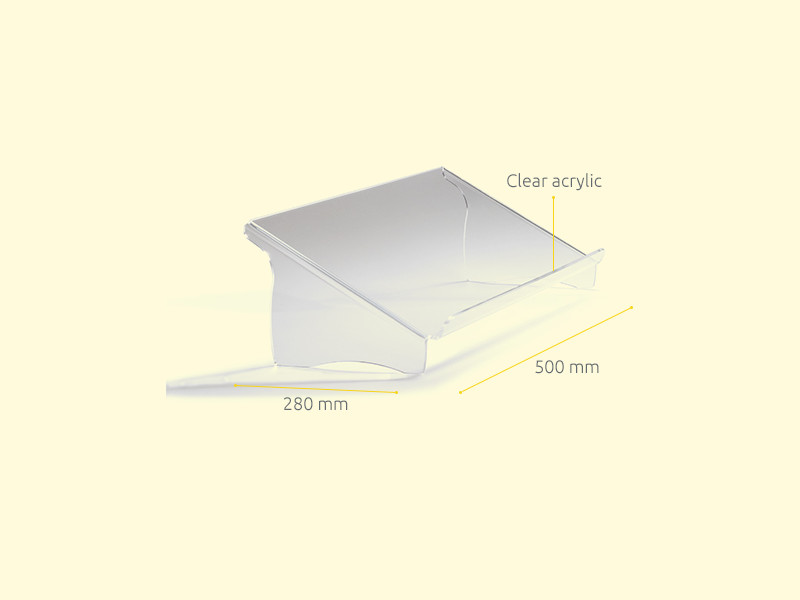 BakkerElkhuizen Q-doc 500 Dokumentenhalter Maße BakkerElkhuizen Q-doc 500 Dokumentenhalter Maße