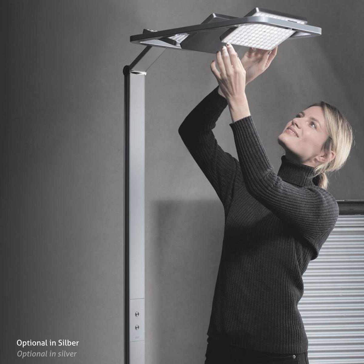 NOVUS Attenzia space active HCL BT LED Stehleuchte, schwarz (740+6198+001) drehbar NOVUS Attenzia space active HCL BT LED Stehleuchte, schwarz (740+6198+001) drehbar