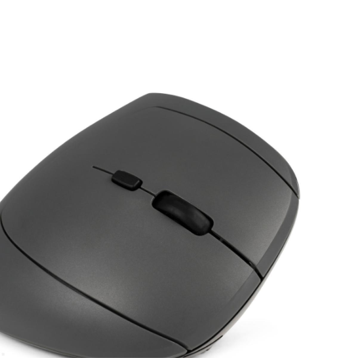 BakkerElkhuizen Ergonomische Maus MidWay 3-Mode Vertical Mouse Rechtshänder (BNEMW3MVMR), Scrollrad