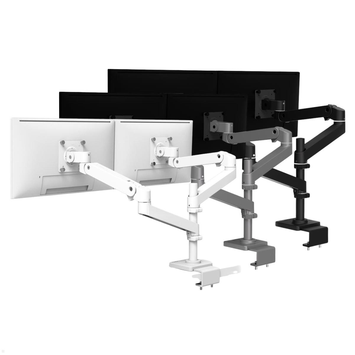 Ergotron LX Pro dual Monitor Tischhalterung mit C-Klemme, hohe Säule