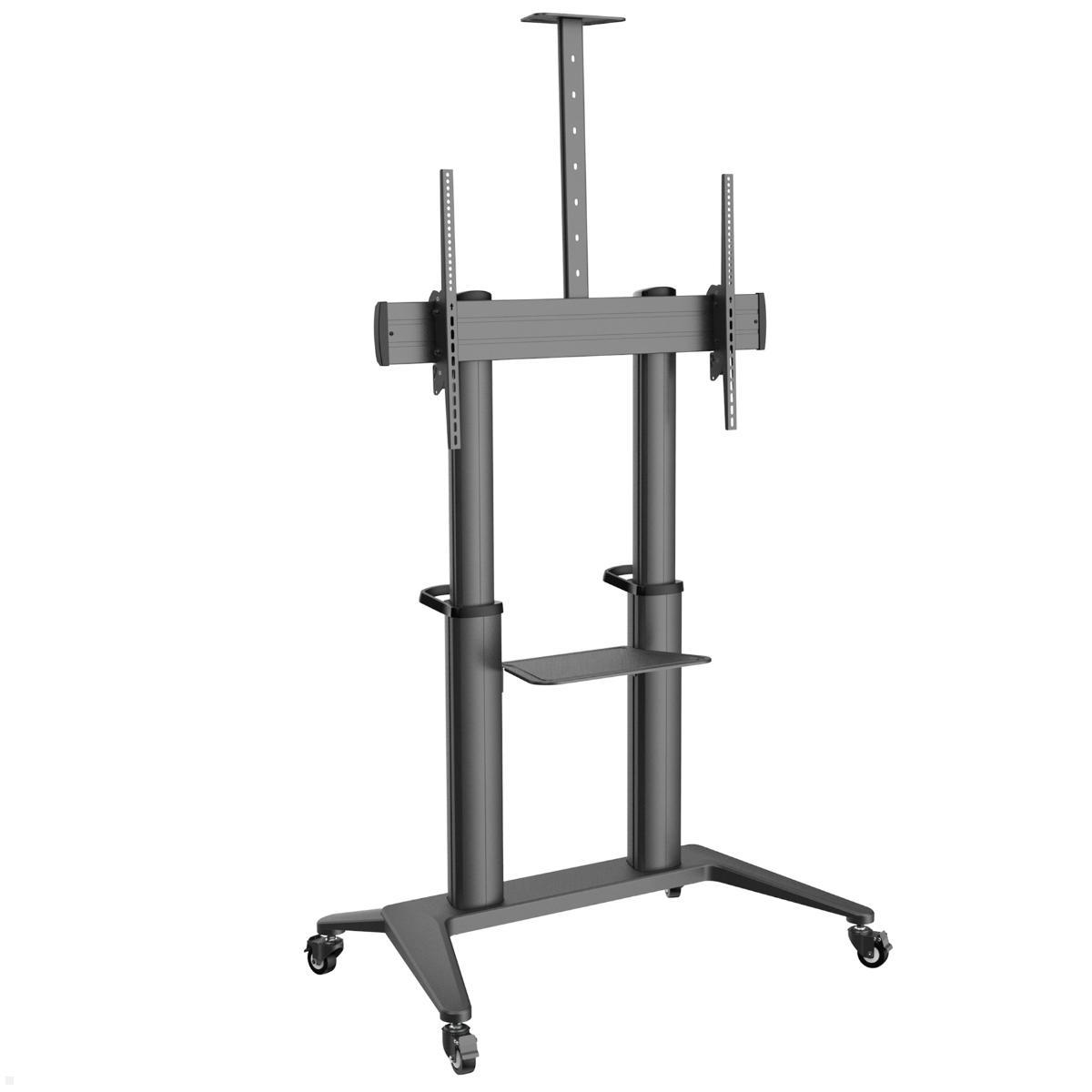 PureMounts PDS-0012C TV Ständer mit Rollen bis 90 Zoll, matt-schwarz PureMounts PDS-0012C TV Ständer mit Rollen bis 90 Zoll, matt-schwarz