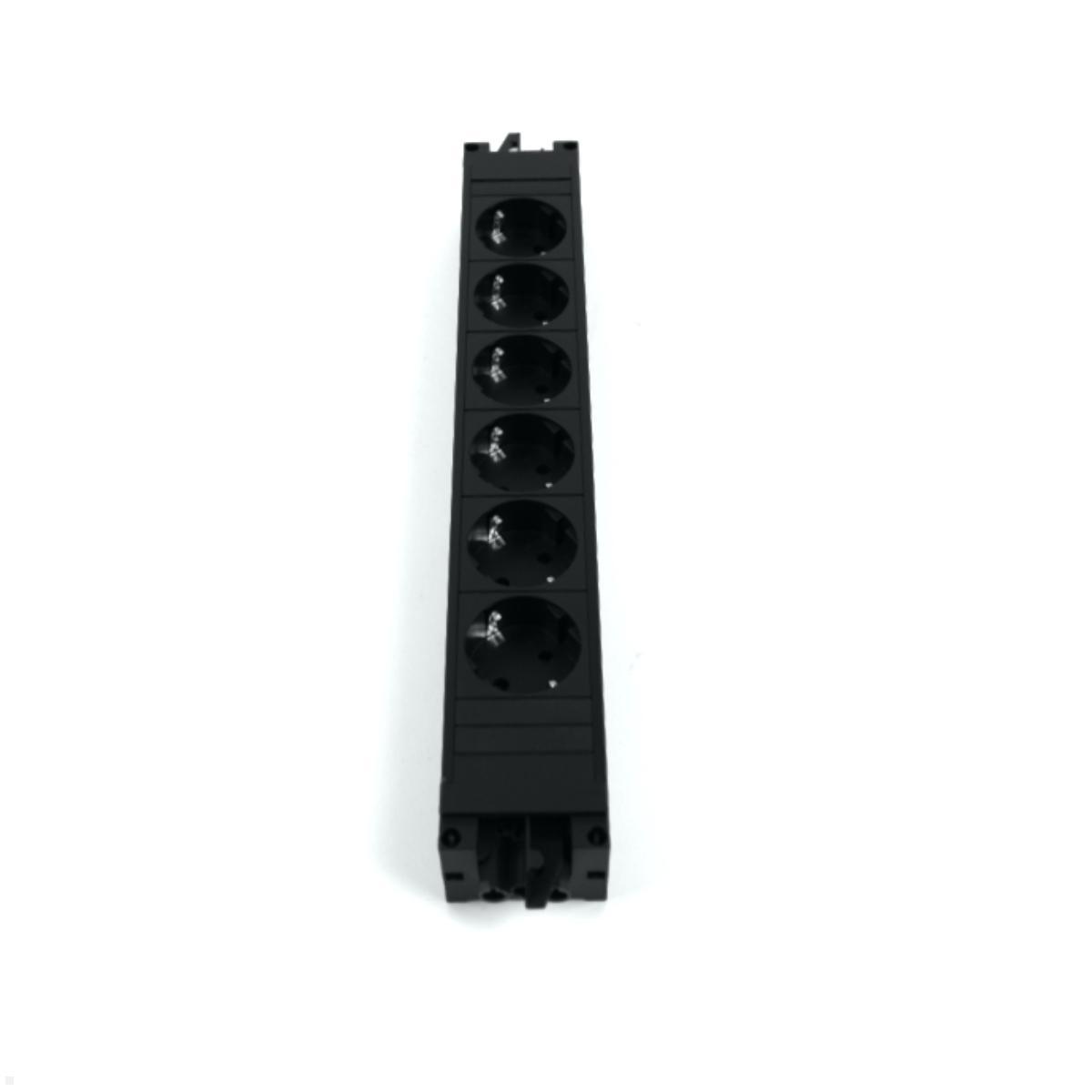 Bachmann STEP BASE 6-fach Steckdosenleiste mit GST18 (906.12640)