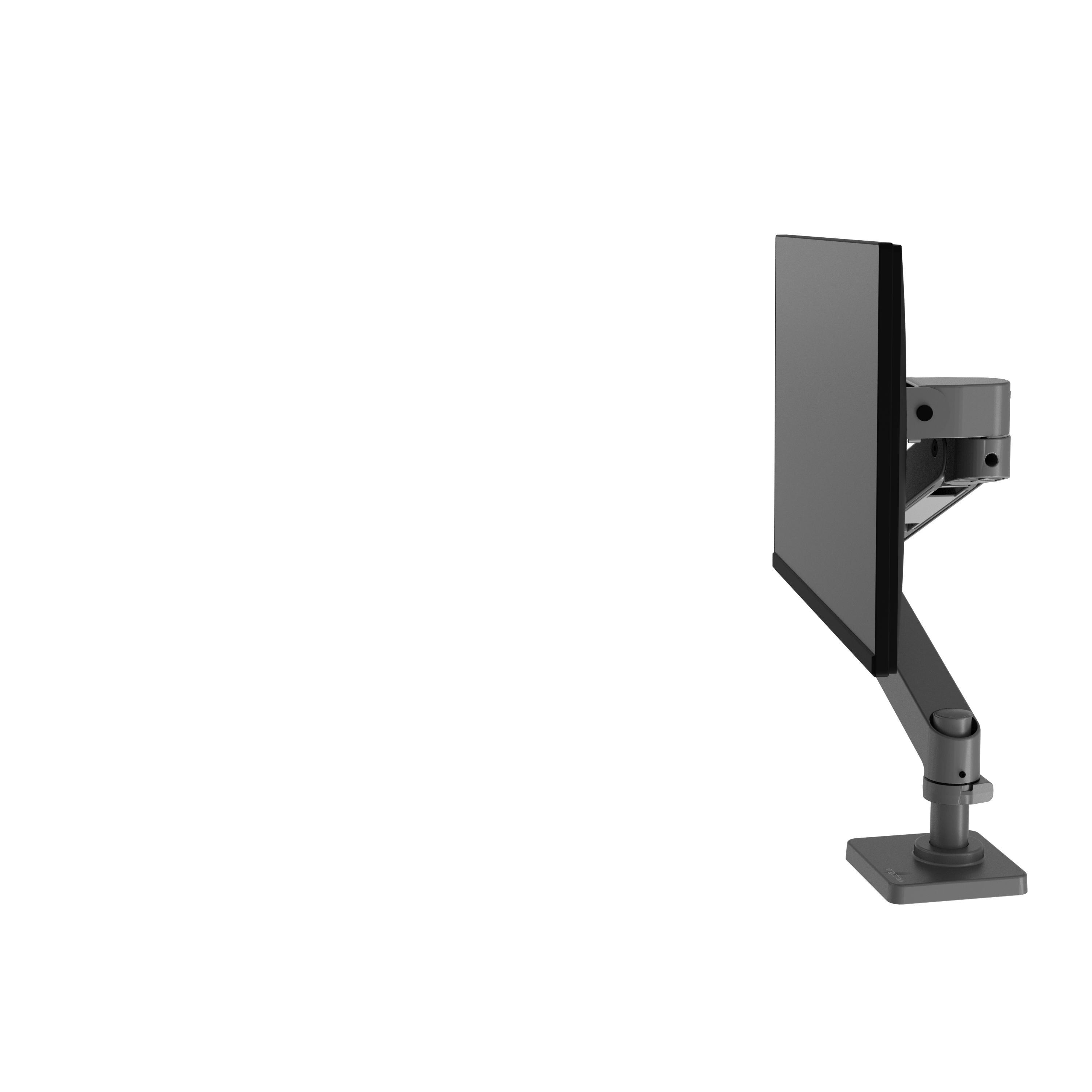 Ergotron LX Pro Monitor Tischhalterung schwenkbar bis 34 Zoll für USM Tische, einklappbar