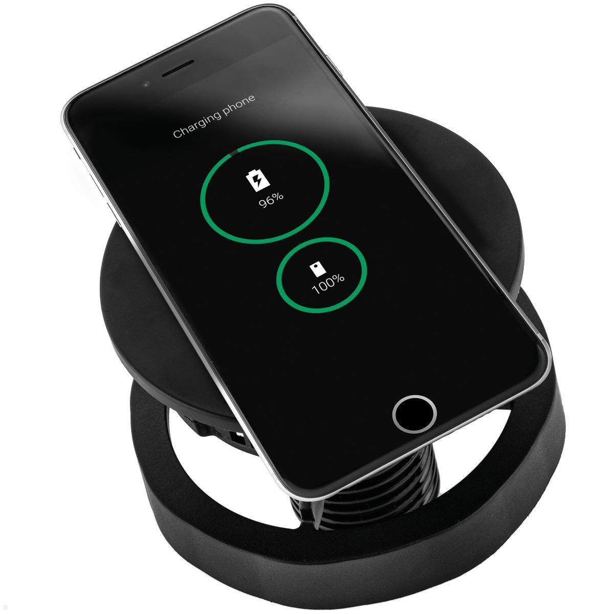 Fellowes Qi Power-Spot Wireless Charger mit USB-A und USB-C, wireless charge