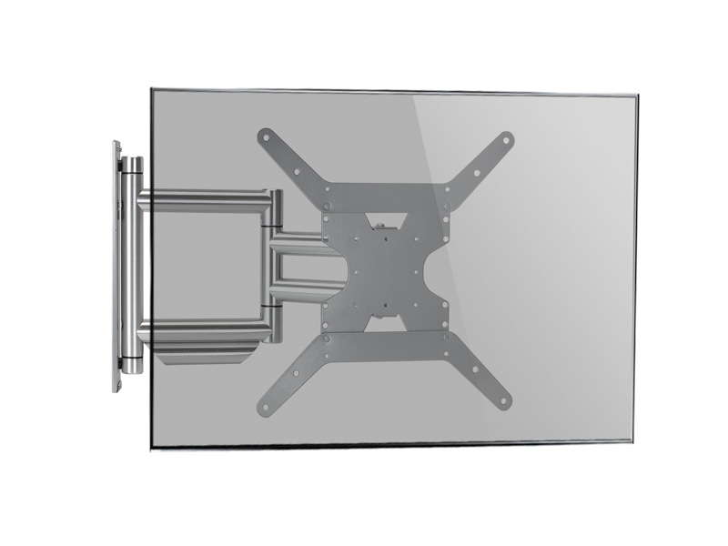 Cavus WMV8001 schwenkbare TV Wandhalterung 26-55Zoll Perspektive mit Fernseher