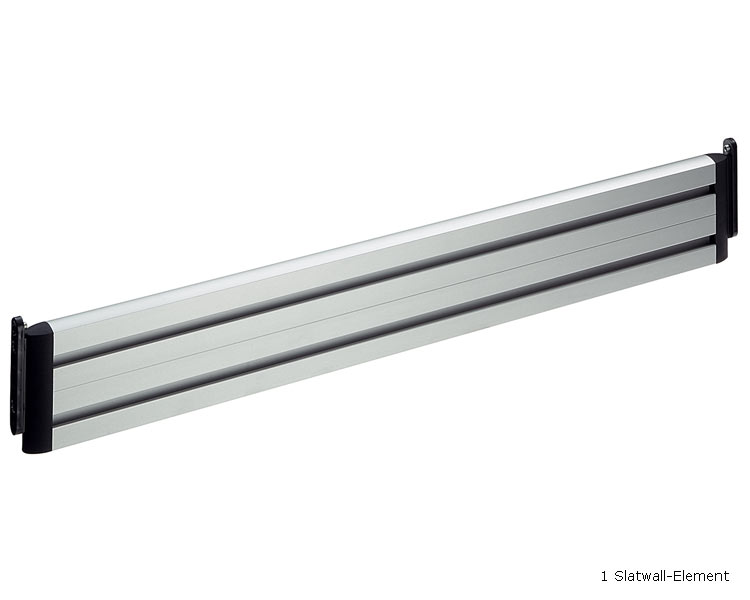 Novus Slatwall Elemente 120 mit TSS-Säule mit Tischklemme (974+1205+000) Novus Slatwall Elemente 120 mit TSS-Säule mit Tischklemme (974+1205+000)