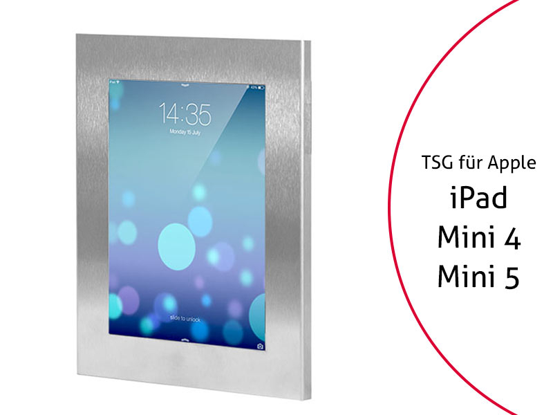 TabLines TSG026E Tablet Schutzgehäuse für Apple iPad Mini 4 + Mini 5, Edelstahl TabLines TSG026E Tablet Schutzgehäuse für Apple iPad Mini 4 + Mini 5, Edelstahl