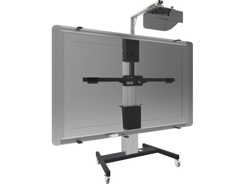 SmartMetals Zubehör ActiveBoard Halterung für Whiteboard Bodenlifts Monitor in niedriger Position