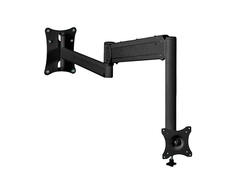 edbak Praxis Monitor Schwenkarm Wandhalterung, schwarz (MSA02C-B) Drehbar