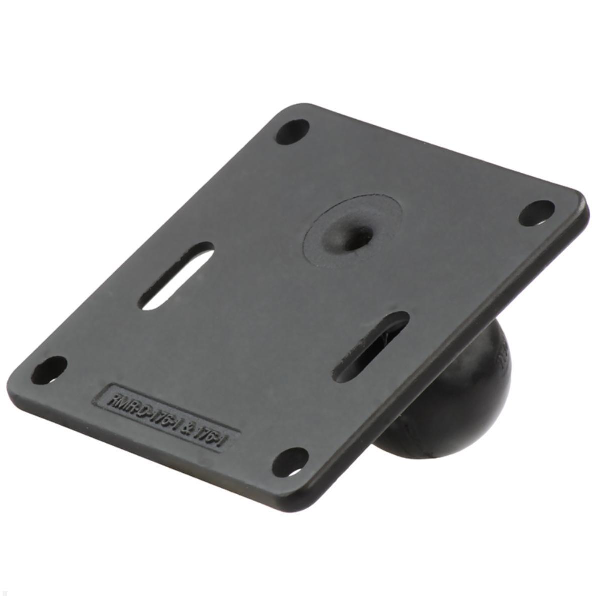 RAM Mounts VESA-Platte 75x75 mm C-Kugel 1,5 Zoll (RAM-2461U), Rückseite RAM Mounts VESA-Platte 75x75 mm C-Kugel 1,5 Zoll (RAM-2461U), Rückseite