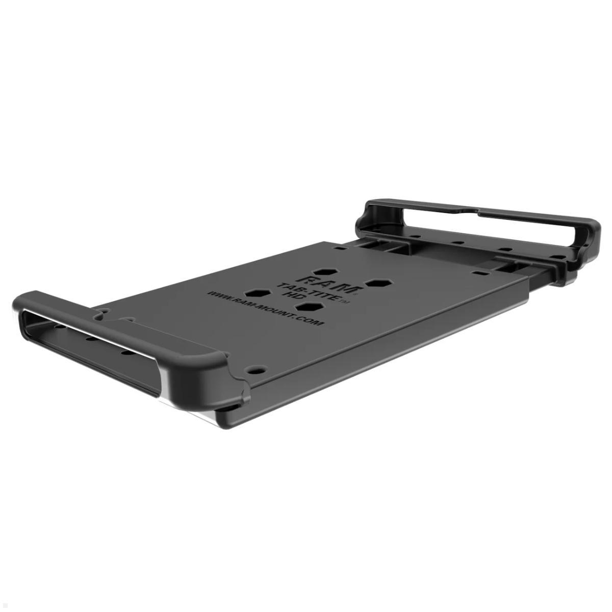 RAM Mounts Tab-Tite Universal Tablet-Halteschale für 7-8 Zoll Tablets (RAM-HOL-TAB18U), seitliche Ansicht