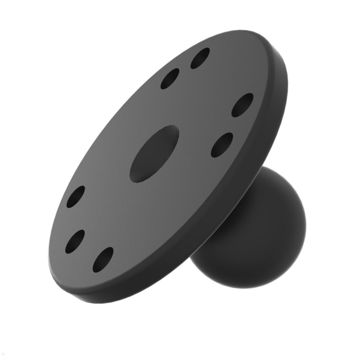 RAM Mounts Basisplatte rund mit B-Kugel 1 Zoll (RAM-B-202U), Unterseite RAM Mounts Basisplatte rund mit B-Kugel 1 Zoll (RAM-B-202U), Unterseite