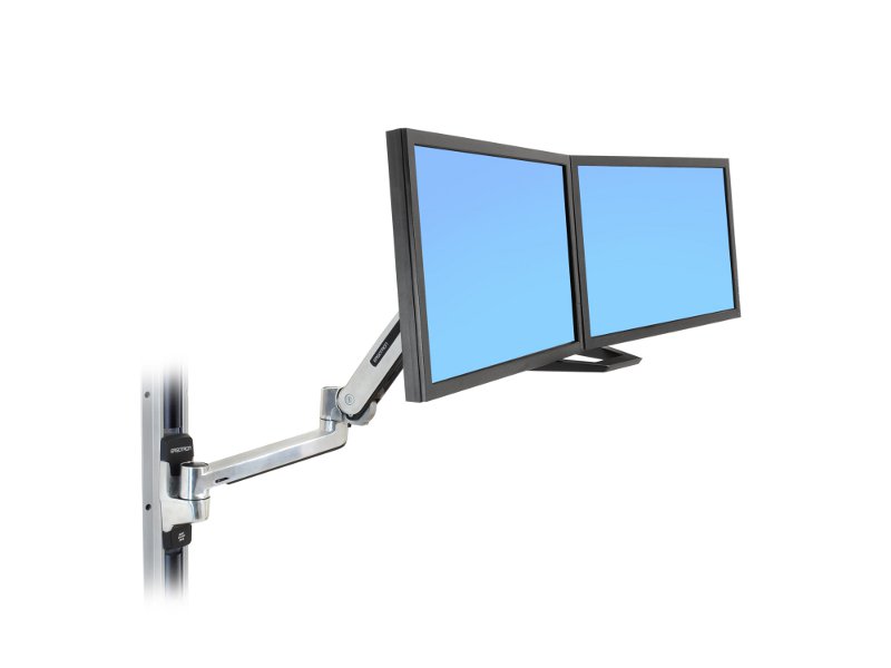 Ergotron LX HD Sitz-Steh Wandhalterung mit Monitorarm (45-383-026), optional Erweiterung Ergotron LX HD Sitz-Steh Wandhalterung mit Monitorarm (45-383-026), optional Erweiterung