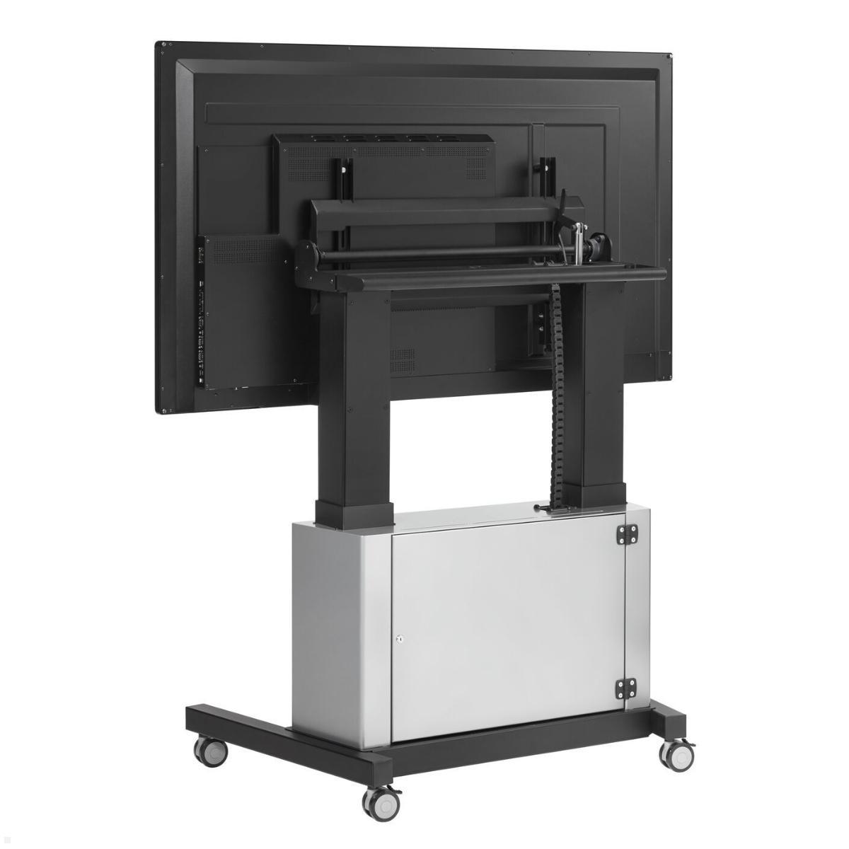 vogels-pfte-7121-elektrischer-touchtisch-auf-rollen-mit-schrank, Rückseite (Monitor nicht enthalten)
