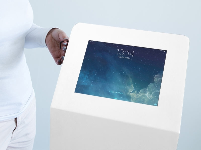 TabLines TBS037 Design Tabletständer quer mit Akku, Apple iPad Air2 Muster TabLines TBS037 Design Tabletständer quer mit Akku, Apple iPad Air2 Muster