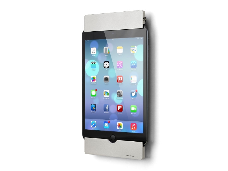 smart things sDock Mini 4 iPad Wandhalterung silber