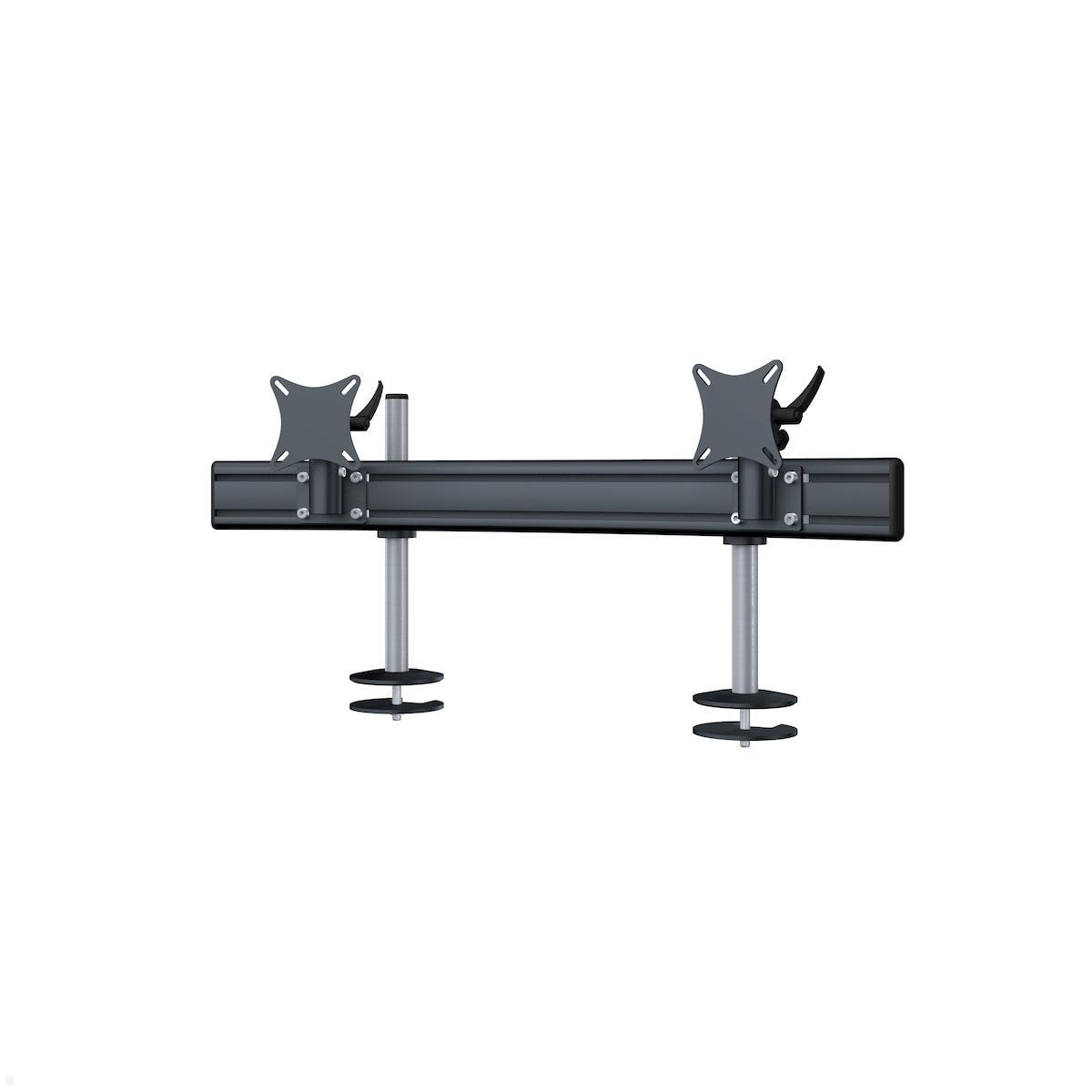 MonLines MTH293B Para 2er Monitor Tischhalter Einbau OA bis 32 Zoll, schwarz MonLines MTH293B Para 2er Monitor Tischhalter Einbau OA bis 32 Zoll, schwarz