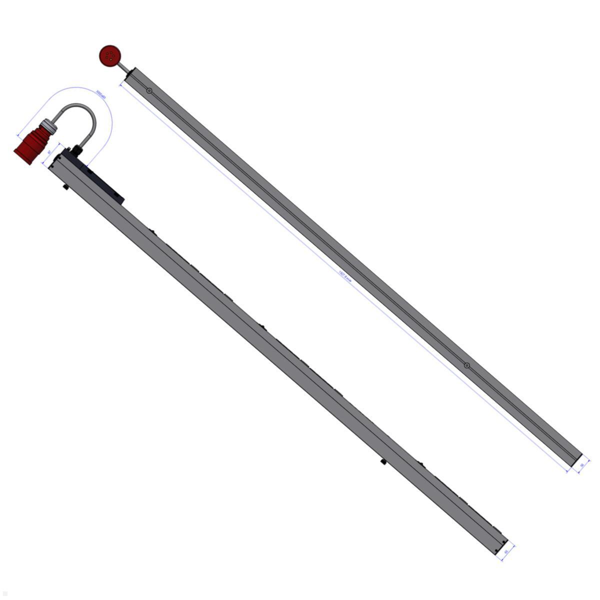 Bachmann BN PRO Metered RCM – 32A Rack PDU mit 24xC13 / 6xC19 / 6xMCB, 3,0m CEE 32A/5p (BM0015597) Detail