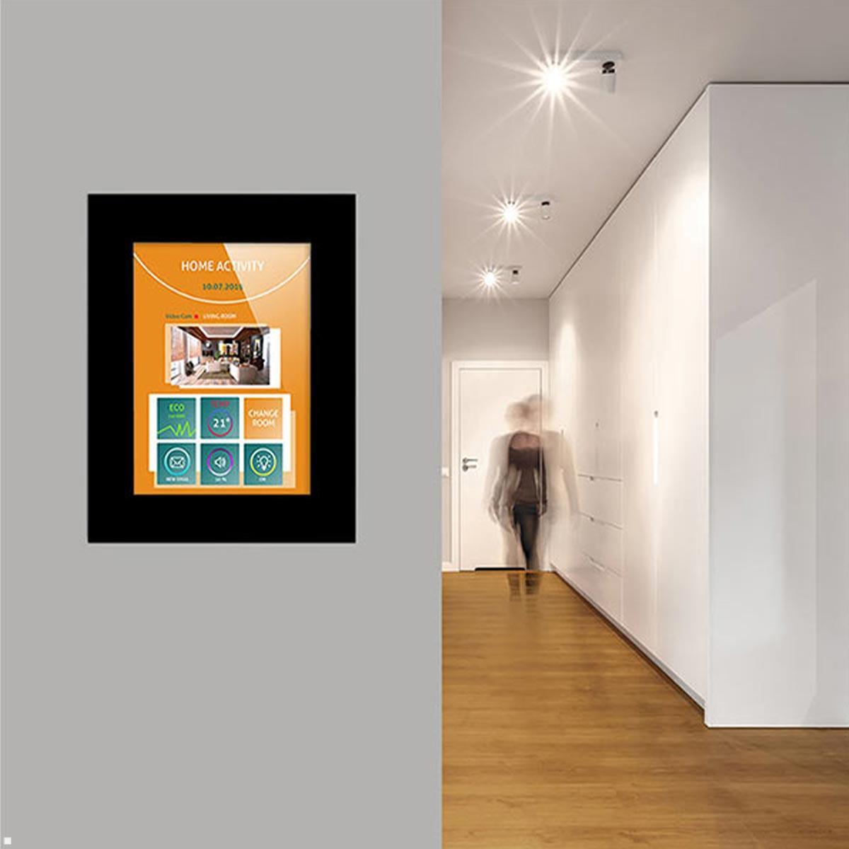 TabLines TWE087B Tablet Wandeinbau für Apple iPad 10.2 (7./8./9. Gen.), schwarz, Anwendung TabLines TWE087B Tablet Wandeinbau für Apple iPad 10.2 (7./8./9. Gen.), schwarz, Anwendung