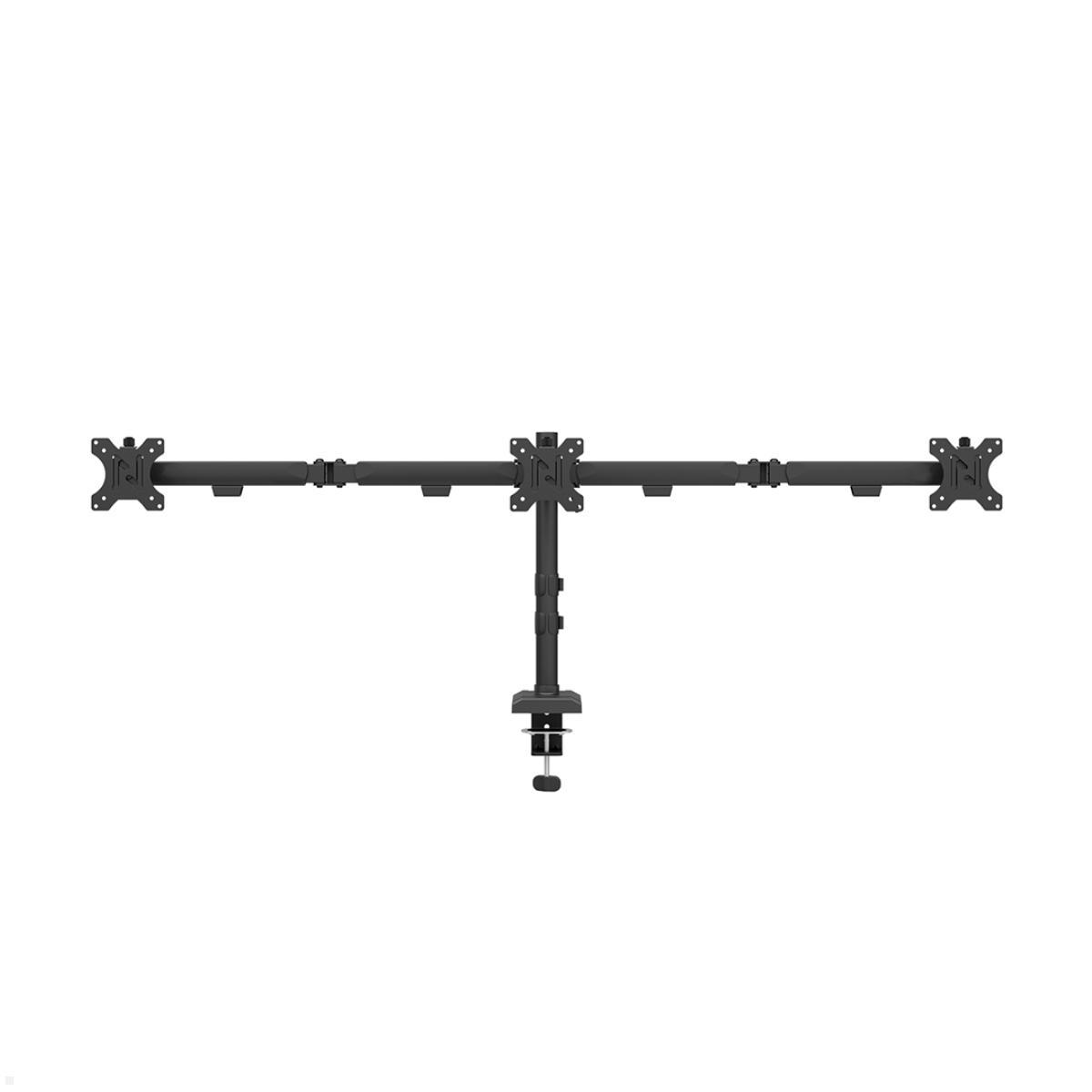Neomounts NERO DS60-600BL3 3-fach Monitor Tischhalter