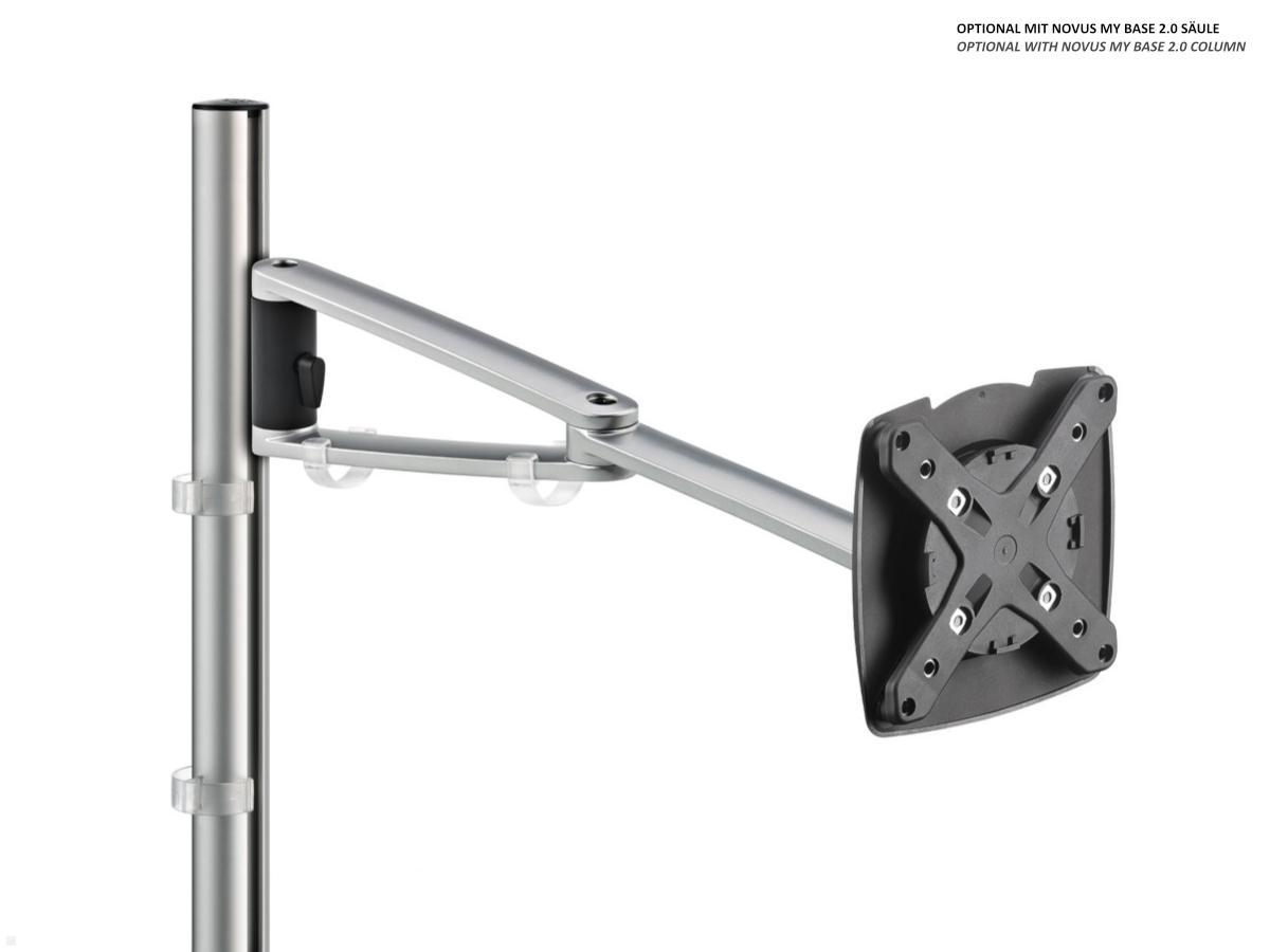 Novus MY arm 2.0 Monitorhalter mit Schwenkarm (911+2019+000) kombiniert mit MY base Säule Novus MY arm 2.0 Monitorhalter mit Schwenkarm (911+2019+000) kombiniert mit MY base Säule