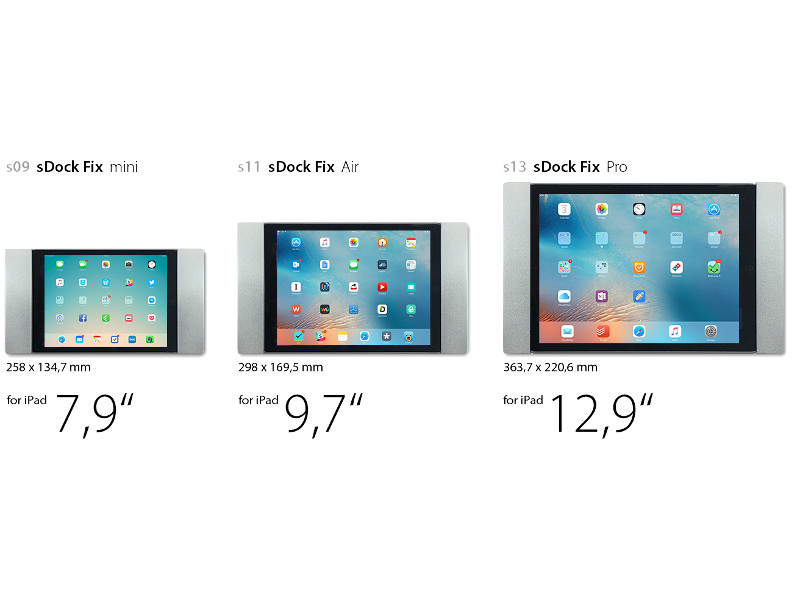 smart things sDock Fix iPad Wandhalterung Modelle smart things sDock Fix iPad Wandhalterung Modelle