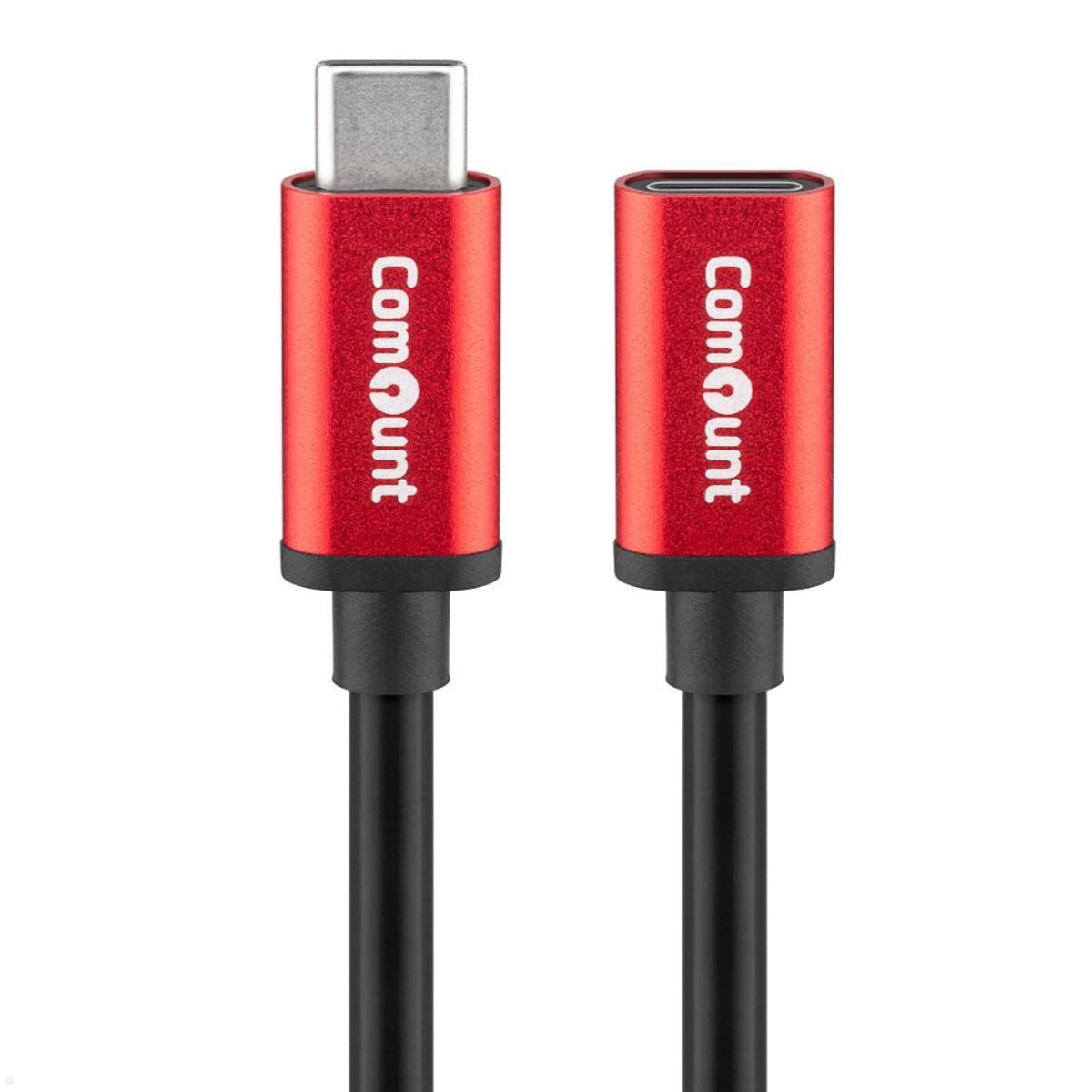 Comount USB-C Adapterkabel USB-C 3.2 Stecker auf USB-C Buchse, Verlängerungskabel